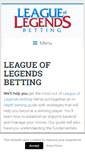 Mobile Screenshot of leagueoflegends-betting.com
